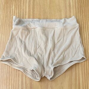 Kittenish Ribbed Sleep Shorts Boy Shorts Briefs Women’s Small
